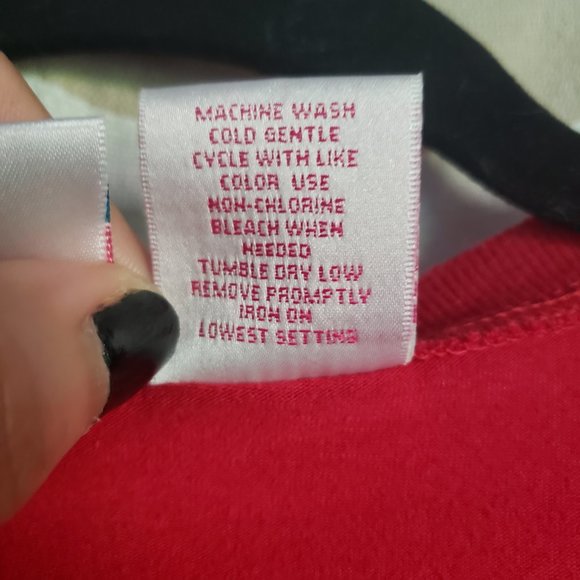 Seventeen | Super Soft Red Long Sleeve T Shirt - Picture 5 of 8